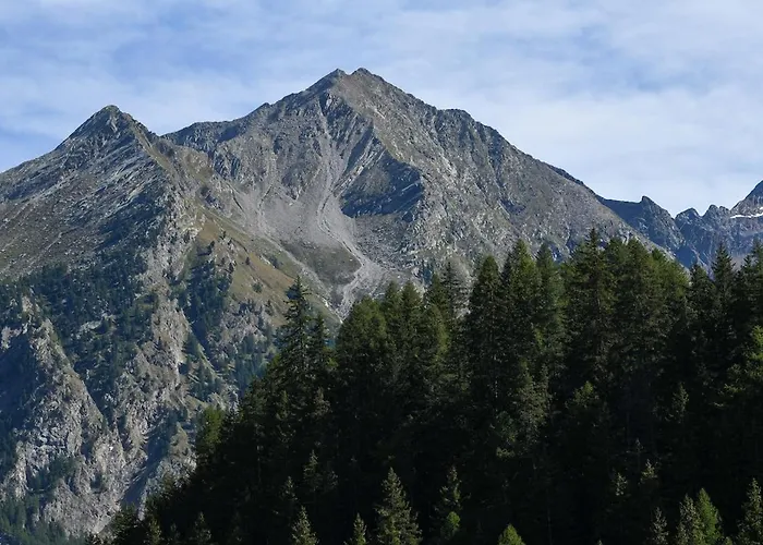 In Front Of Grand Paradis And Arolla Semesterbostad
